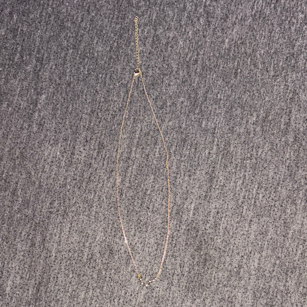 Elegant Gold Necklace with Aquarius sign